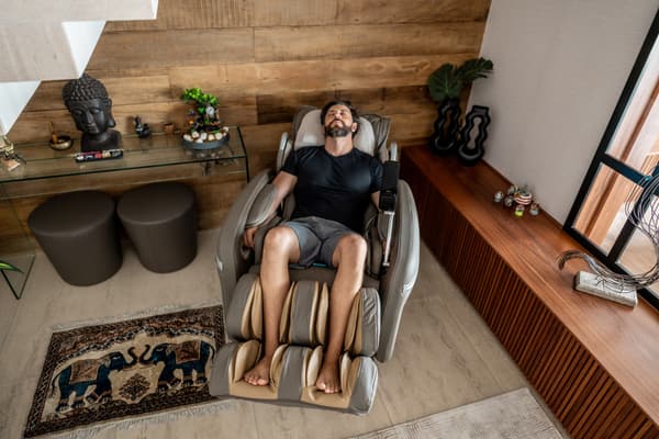 iStock Credit: FG Trade A man in a massage chair